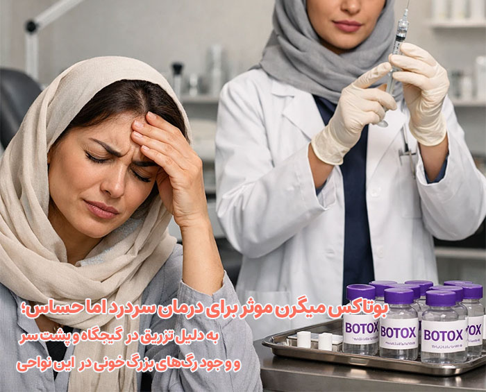 عوارض تزریق اشتباه بوتاکس در رگ