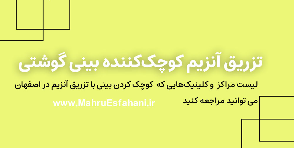 پیج آنزیم بینی و بهترین دکتر زیبایی برای تزریق آنزیم در اصفهان
